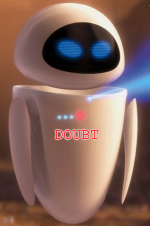 Wall-e Eve doubt Blank Meme Template