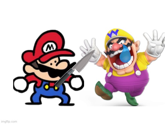 Wario dies by being threatened by Mario.mp3 | made w/ Imgflip meme maker
