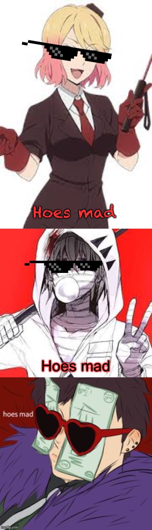 image tagged in cathy hoes mad,zack hoes mad,hoes mad but it's the gucci version | made w/ Imgflip meme maker