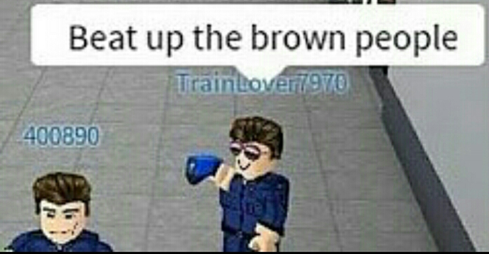 High Quality Beat up the brown people Blank Meme Template