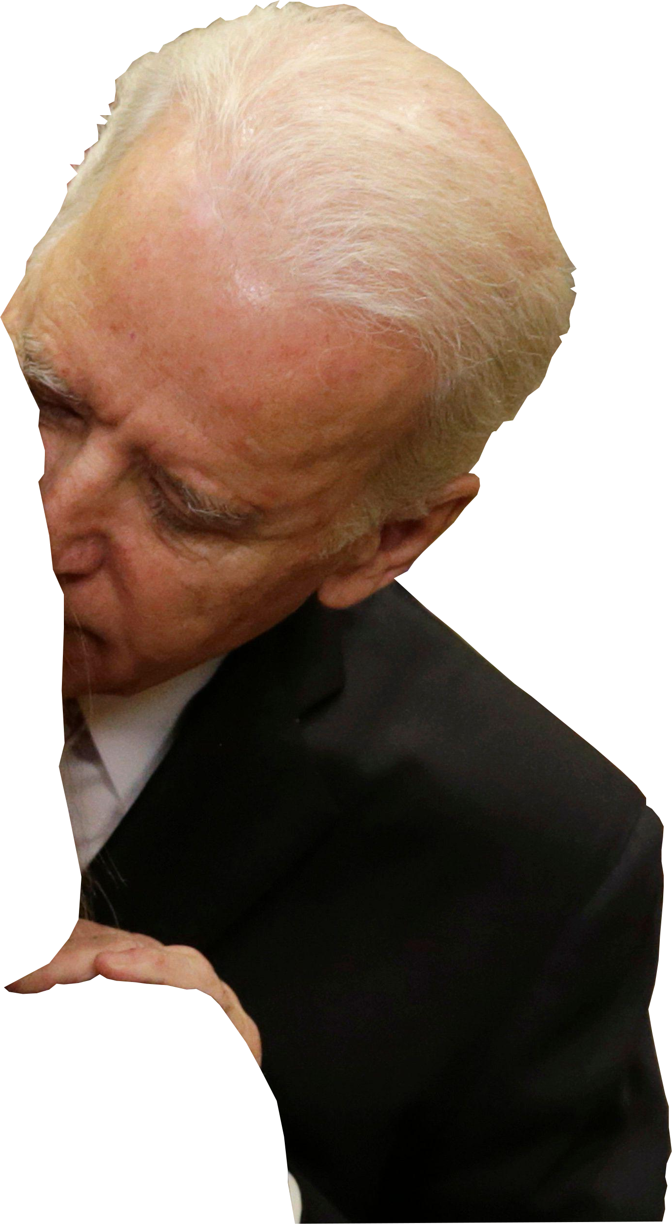 Joe Biden sniffing 2 - flip Blank Meme Template