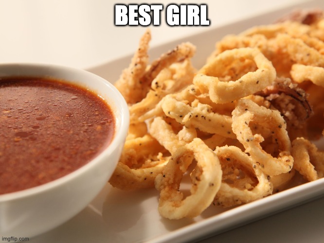 calamari | BEST GIRL | image tagged in calamari | made w/ Imgflip meme maker