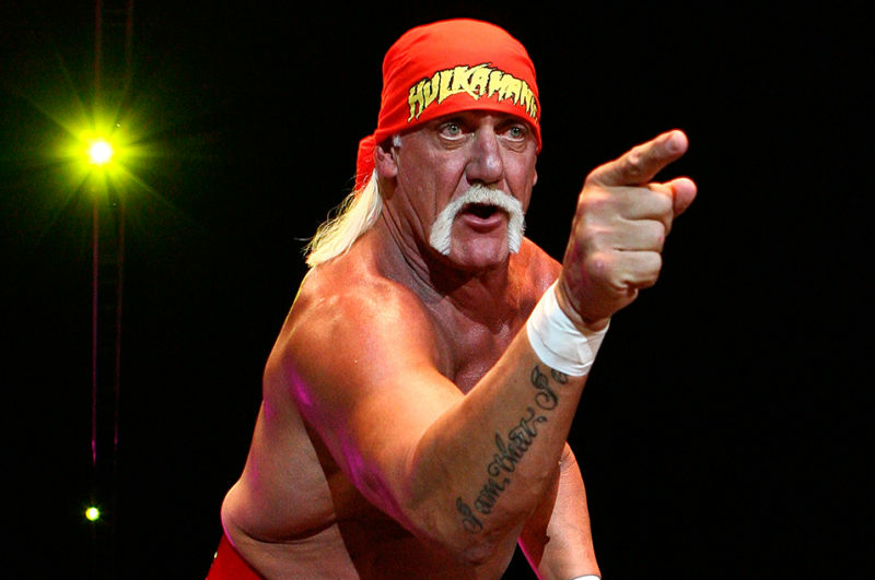 Hulk Hogan pointing Blank Meme Template