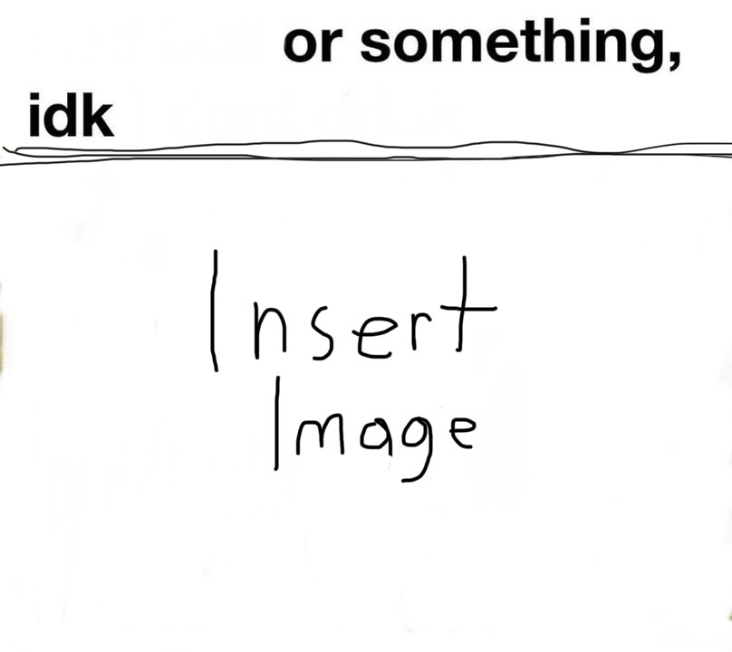 High Quality Or something, idk Blank Meme Template