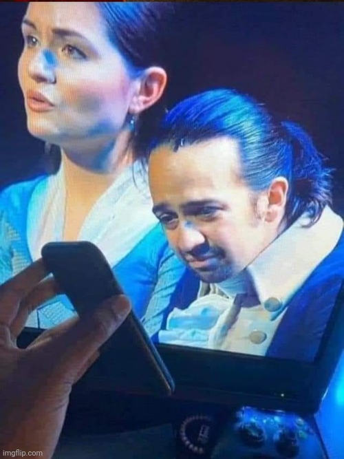 Hamilton is disturbed Blank Meme Template