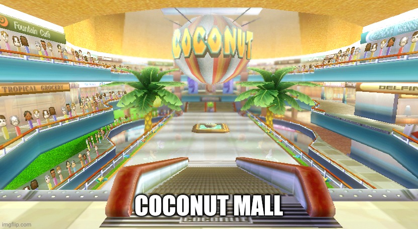Coconut Mall | COCONUT MALL | image tagged in coconut mall | made w/ Imgflip meme maker