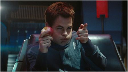 Captain Kirk finger gun pointing 2 Blank Meme Template