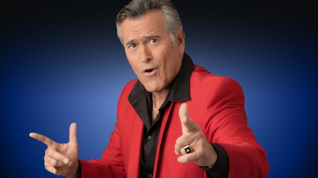 High Quality Bruce Campbell double finger guns pointing Blank Meme Template