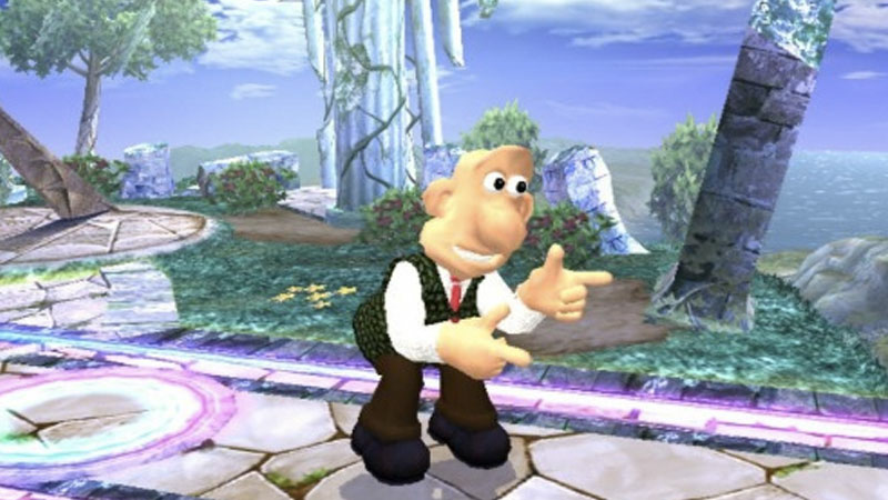 High Quality Wallace finger gun pointing Blank Meme Template