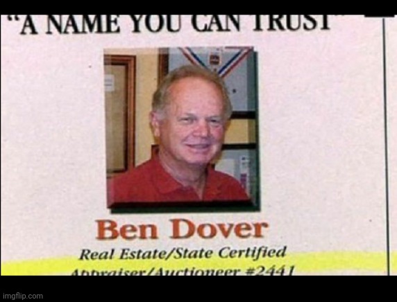 A name you can trust! | image tagged in lol | made w/ Imgflip meme maker