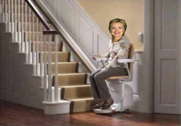 Hilary... Drives Me Up The Wall Blank Meme Template