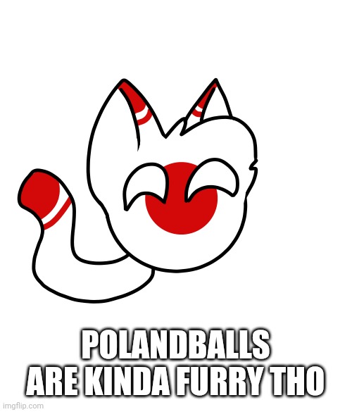 Yes i drew again for whatever reason(Note from bun: Good you're not stupid) | POLANDBALLS ARE KINDA FURRY THO | made w/ Imgflip meme maker
