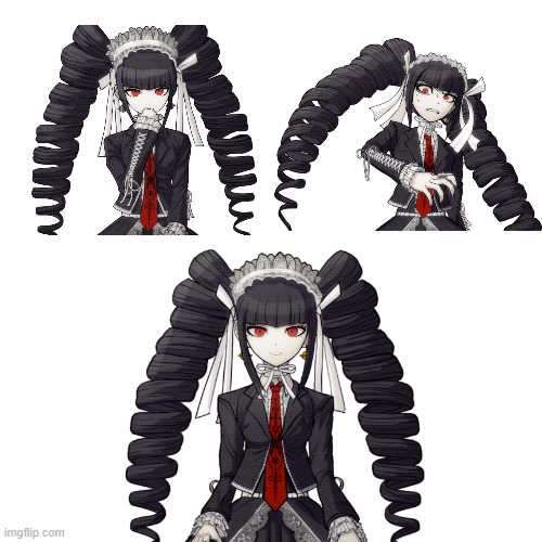 Guess this characters name, ultimate talent, personality, and if you think she will survive the killing game | made w/ Imgflip meme maker