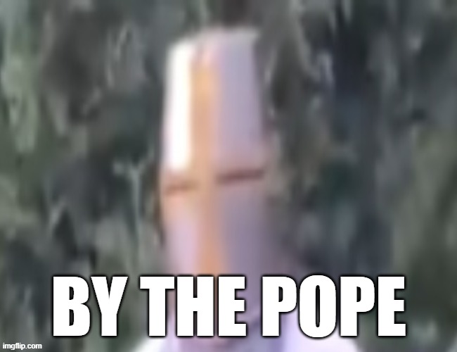 What The pope | BY THE POPE | image tagged in what the pope | made w/ Imgflip meme maker