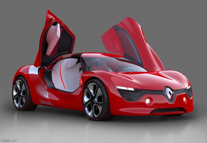 Renault DeZir | image tagged in badass car | made w/ Imgflip meme maker