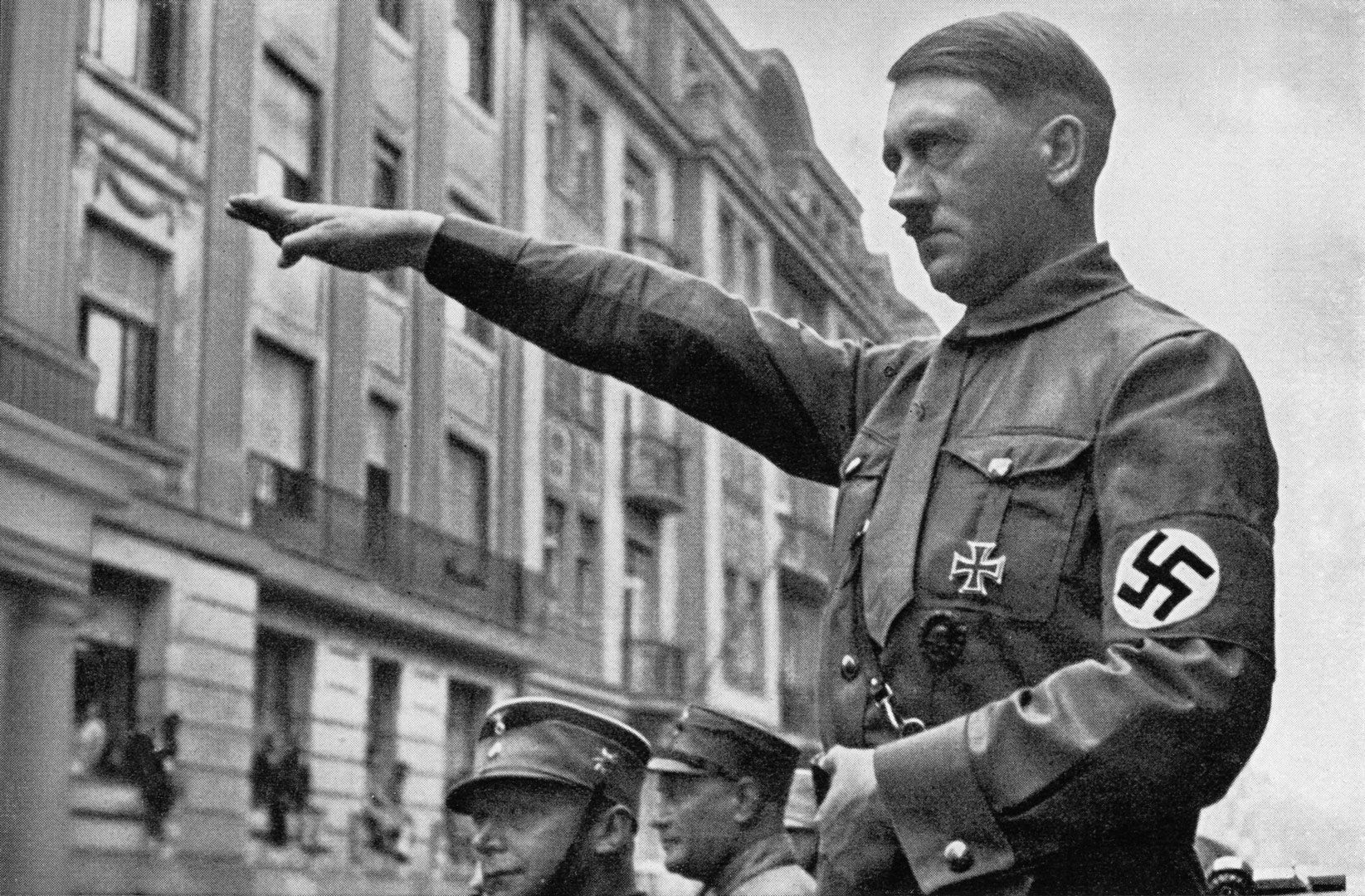 Hitler Salute Blank Meme Template