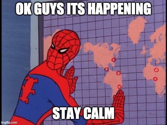 Ok Guys! | OK GUYS ITS HAPPENING STAY CALM | image tagged in ok guys | made w/ Imgflip meme maker