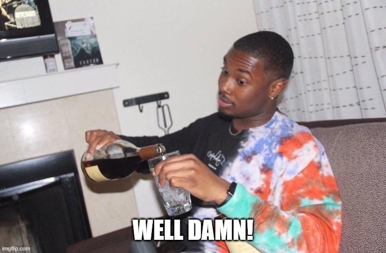well damn right | WELL DAMN! | image tagged in well damn right | made w/ Imgflip meme maker