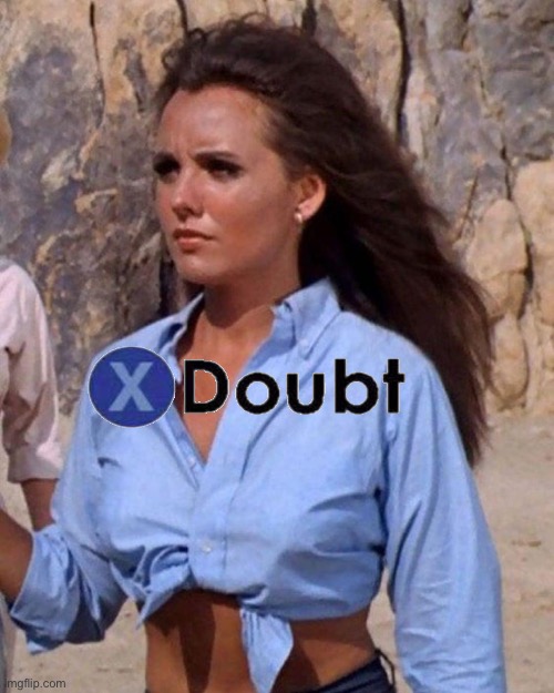 High Quality X doubt Dawn Wells Blank Meme Template