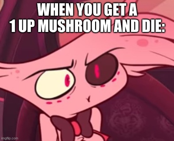 What | WHEN YOU GET A 1 UP MUSHROOM AND DIE: | image tagged in what | made w/ Imgflip meme maker
