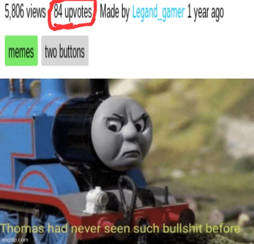 Thomas had never seen such bullshit before | image tagged in thomas had never seen such bullshit before | made w/ Imgflip meme maker