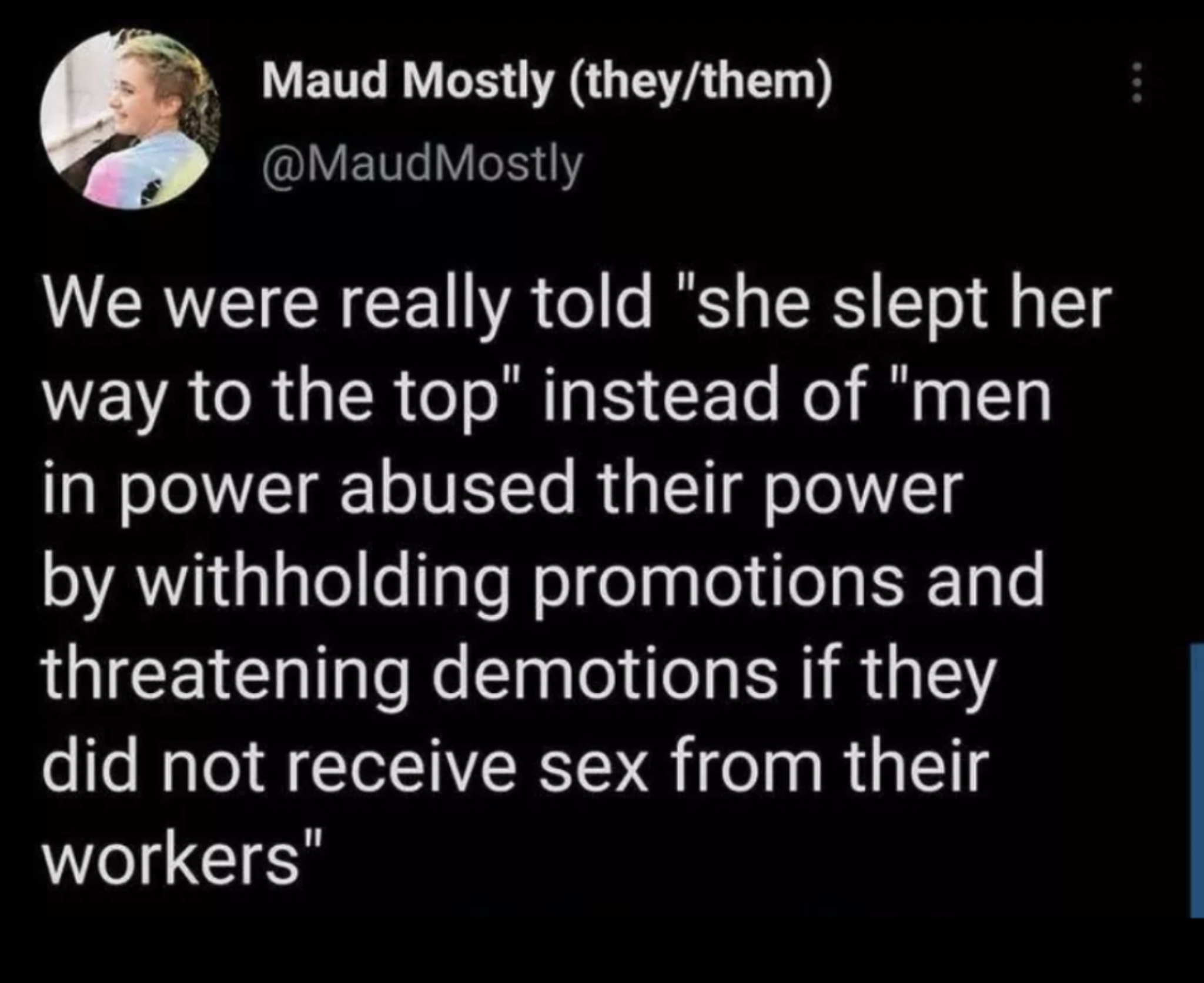 She slept her way to the top Blank Meme Template