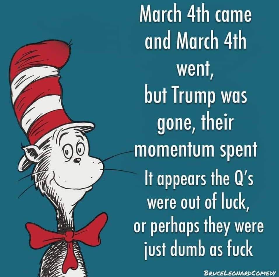 High Quality Dr. Seuss MARCH 4 Blank Meme Template