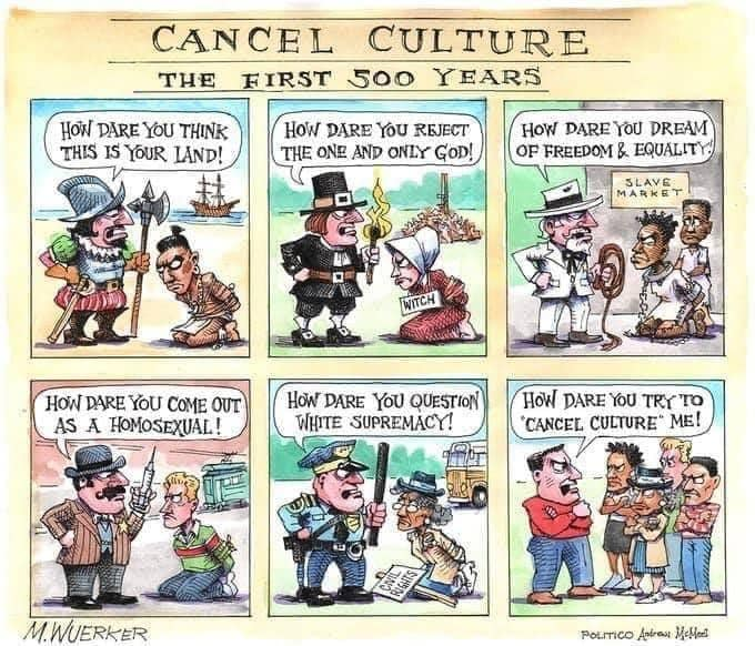 Cancel culture comic Blank Meme Template