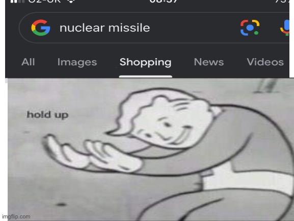 Hold up | image tagged in fallout hold up | made w/ Imgflip meme maker