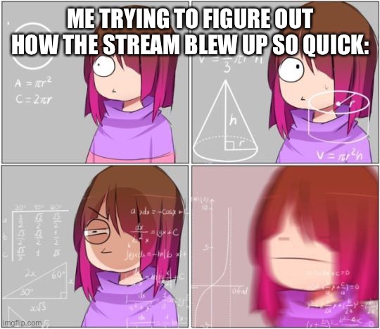 Seriously thank you guys so much | ME TRYING TO FIGURE OUT HOW THE STREAM BLEW UP SO QUICK: | image tagged in betty noire thinking | made w/ Imgflip meme maker