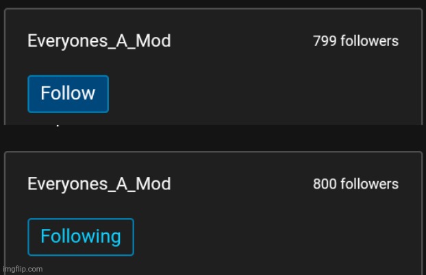 I'm the 800th follower of this stream | image tagged in a | made w/ Imgflip meme maker