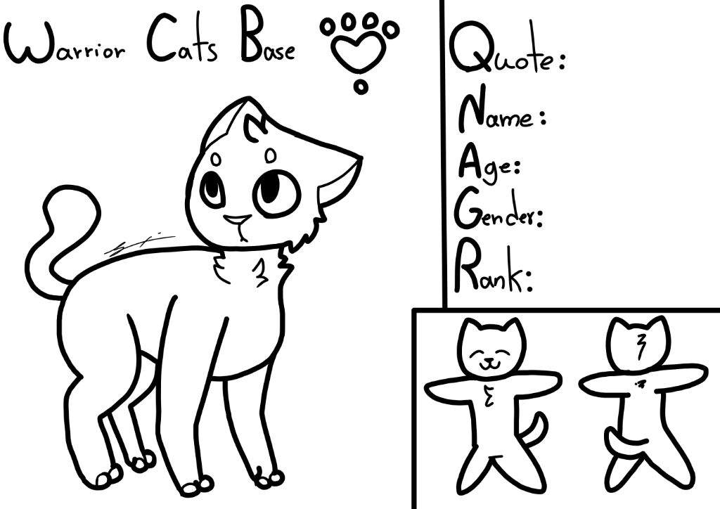 Warrior Cats OC Blank Template Imgflip