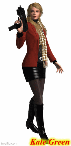 Kate Green in Resident evil | Kate Green | image tagged in random | made w/ Imgflip images-to-gif maker