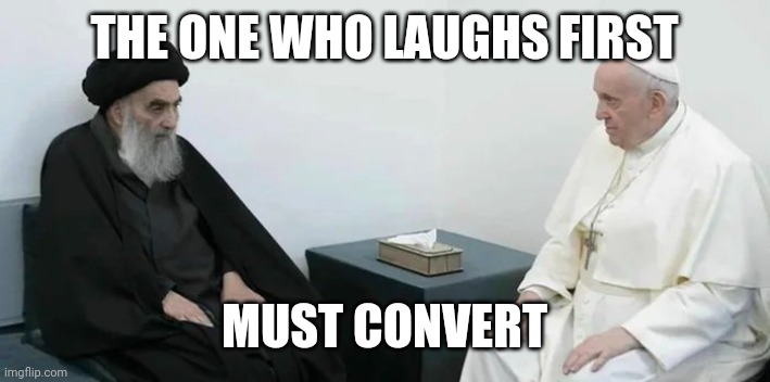You laugh you loose | THE ONE WHO LAUGHS FIRST; MUST CONVERT | image tagged in laugh | made w/ Imgflip meme maker