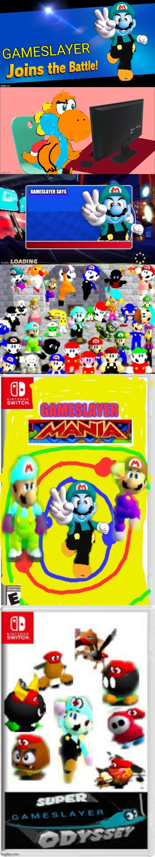 new mr.meme77 nostalgia | image tagged in fred yoshi,gameslayer says | made w/ Imgflip meme maker