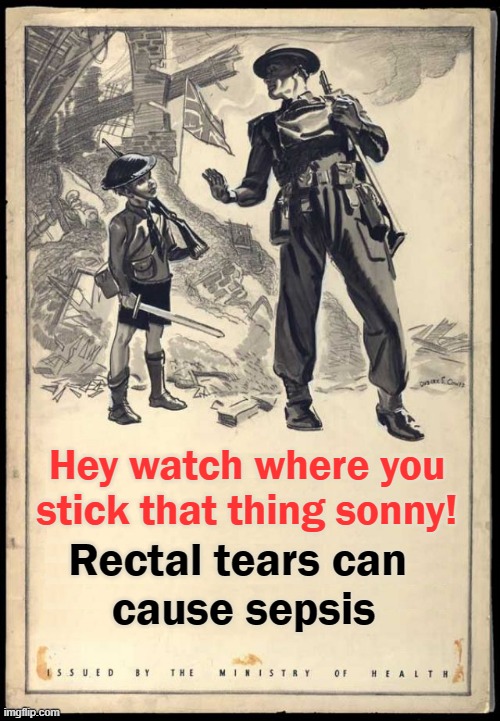 Leave Hitler to me sonny | Hey watch where you stick that thing sonny! Rectal tears can 
cause sepsis | image tagged in leave hitler to me sonny,be careful,kids violence is never the answer,funny memes,butthurt | made w/ Imgflip meme maker