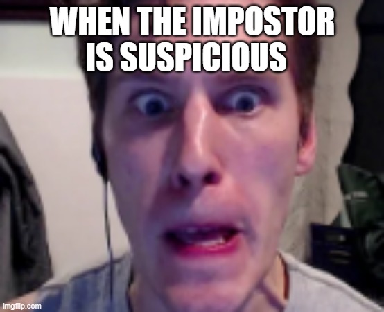 when the impostor is suspicious | WHEN THE IMPOSTOR IS SUSPICIOUS | image tagged in anti meme,among us,impostor,sus | made w/ Imgflip meme maker