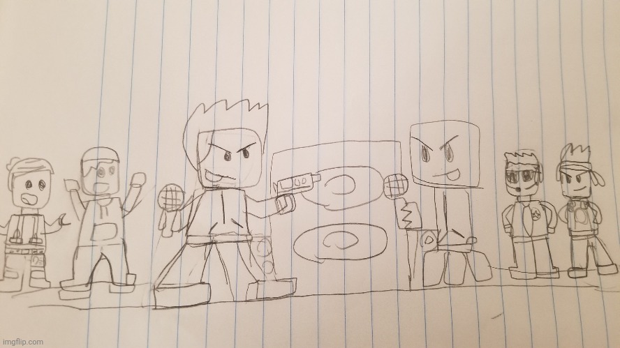 Some Fnf stuff I drew Ft. Creeperdestroyer | made w/ Imgflip meme maker