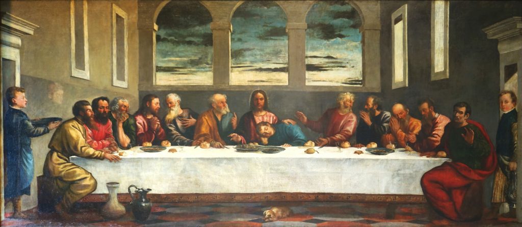 TITIAN LAST SUPPER Blank Meme Template