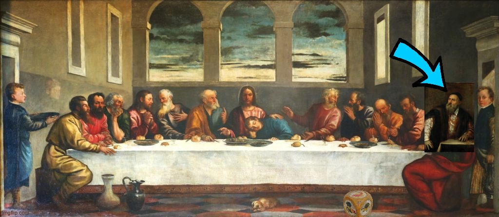 TITIAN LAST SUPPER | image tagged in titian last supper | made w/ Imgflip meme maker