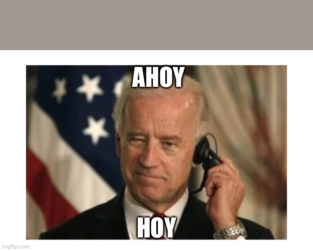 Creepy Uncle Joe | AHOY; HOY | image tagged in creepy uncle joe | made w/ Imgflip meme maker