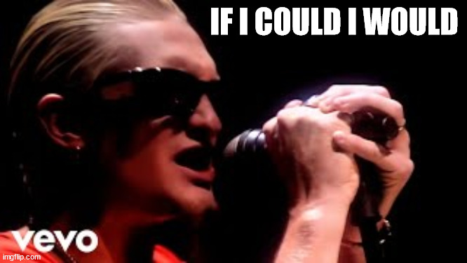 Layne staley | IF I COULD I WOULD | image tagged in layne staley | made w/ Imgflip meme maker