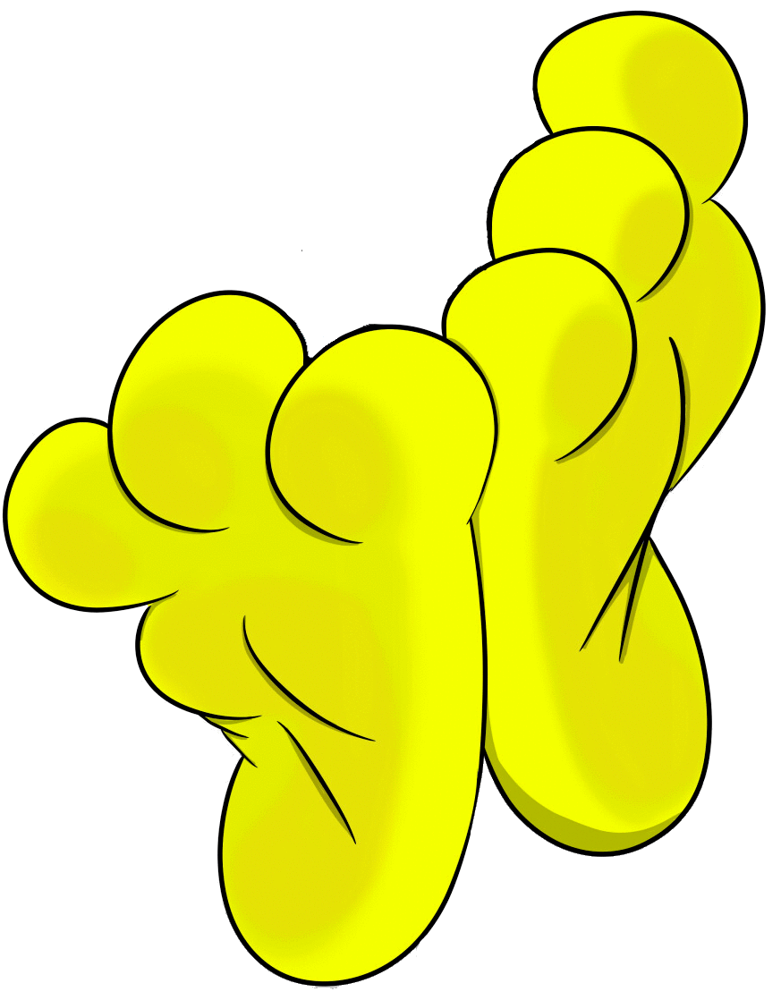 High Quality Emoji Feet Blank Meme Template