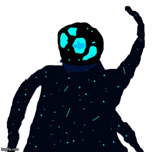 everyone please welcome... Glimm! my new oc and a master of space-time | image tagged in memes,blank transparent square | made w/ Imgflip meme maker