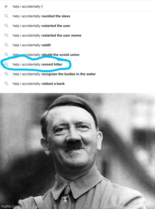 WHYYY | image tagged in adolf hitler,stupid,help i accidentally,wtf,fallout hold up,google | made w/ Imgflip meme maker