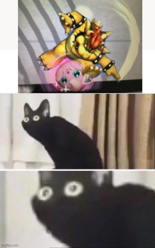 well this isnt gonna end well | image tagged in oh no black cat,this is not gonna end well | made w/ Imgflip meme maker