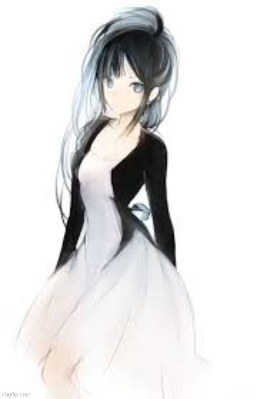 Eri's wedding outfit (My OC) | image tagged in anime,roleplaying | made w/ Imgflip meme maker