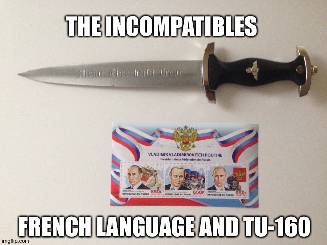 Where large differentials come from | THE INCOMPATIBLES; FRENCH LANGUAGE AND TU-160 | image tagged in vladimir putin,putin,chad,russia,presidency,air force | made w/ Imgflip meme maker