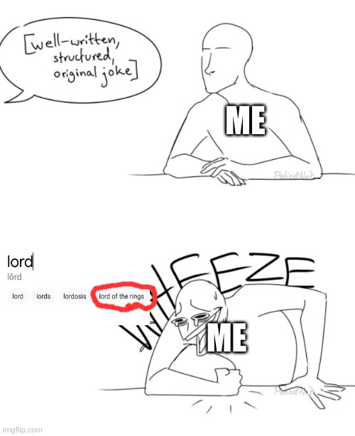 Wheeze | ME; ME | image tagged in wheeze | made w/ Imgflip meme maker
