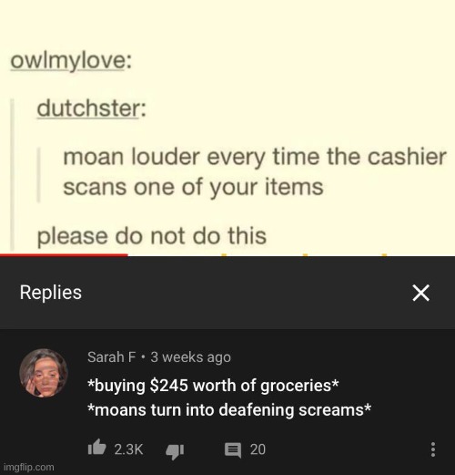 lmao- | image tagged in memes,funny,comments | made w/ Imgflip meme maker